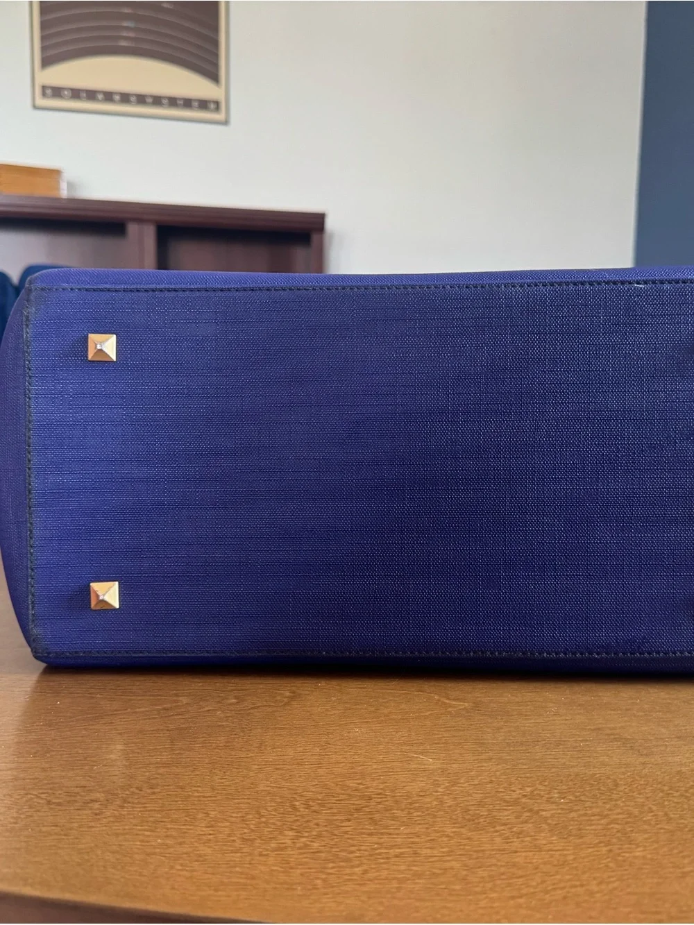 Dagne Dover Navy Blue Laptop Tote